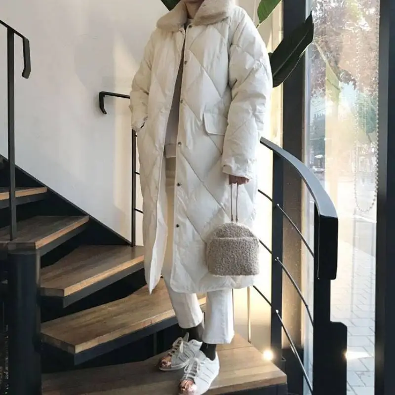 Фото - Женская утепленная куртка из искусственного меха, белая утепленная куртка оверсайз с подкладкой из искусственного меха в Корейском стиле, ... куртка утепленная adidas jkt18 winter cv8271