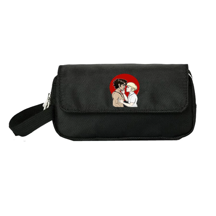 

anime DEVILMAN crybaby Pencill Case Cosmetic Cases Makeup Bag Child student Double Zipper pecill Bag Handbag hot