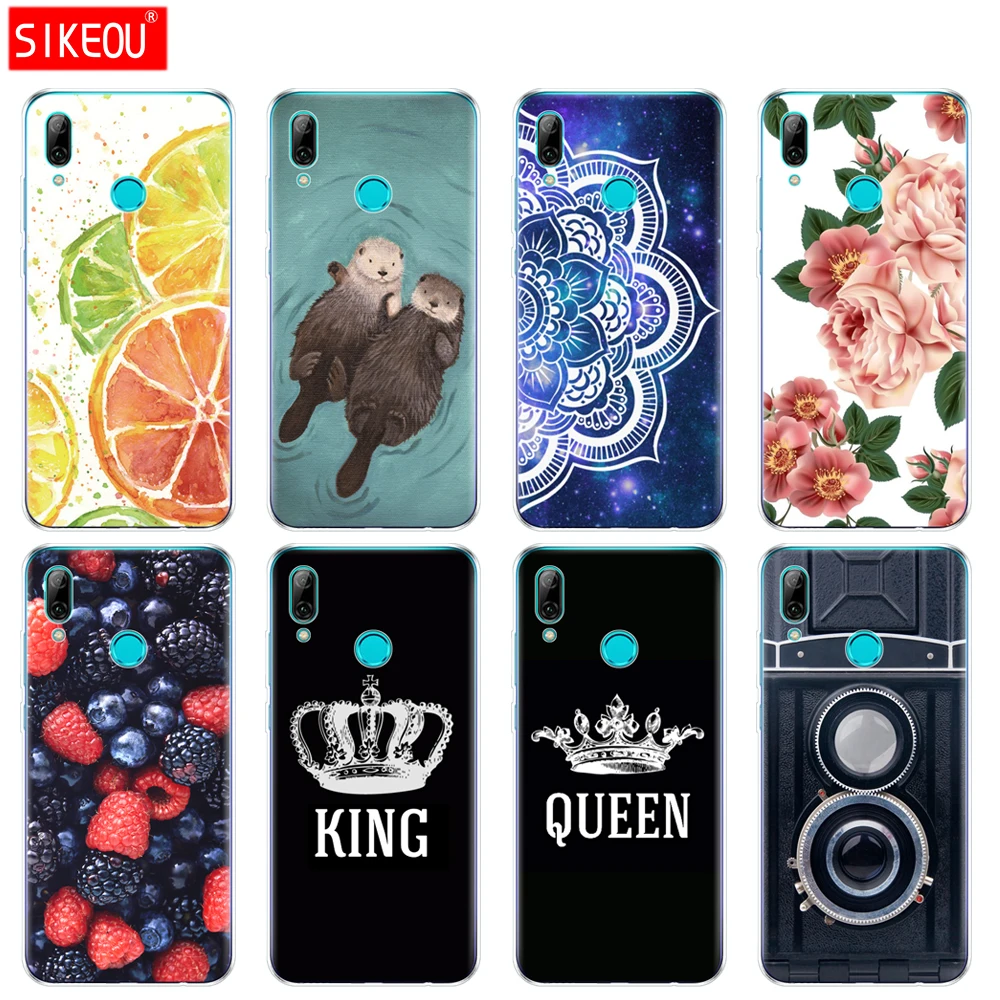 Для huawei P Smart чехол Модный узор силиконовый мягкий чехол s чехол для huawei P Smart чехол Бампер для huawei P Smart