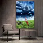 Xenoblade летопицы 2 Wii Boxart искусство на холсте, Настенная картина для гостиной, постеры, картина для спальни