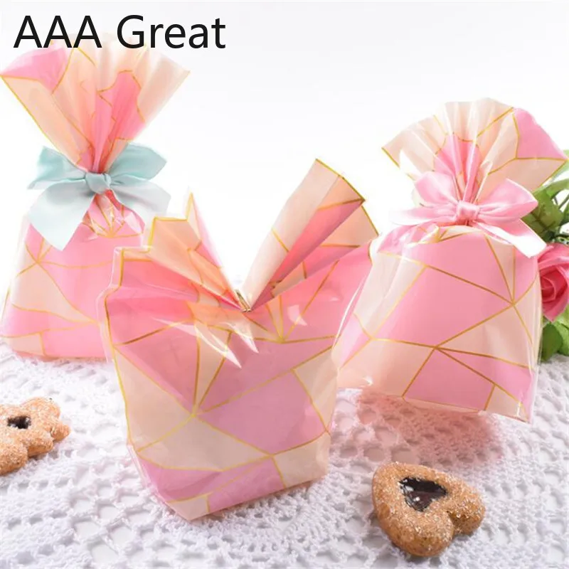 20 шт./лот мешочки для торта декоративное украшение вечерние подарка пластиковые