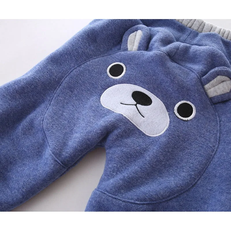 Осенне-зимний комплект одежды для мальчиков и девочек Детские Бархатные костюмы