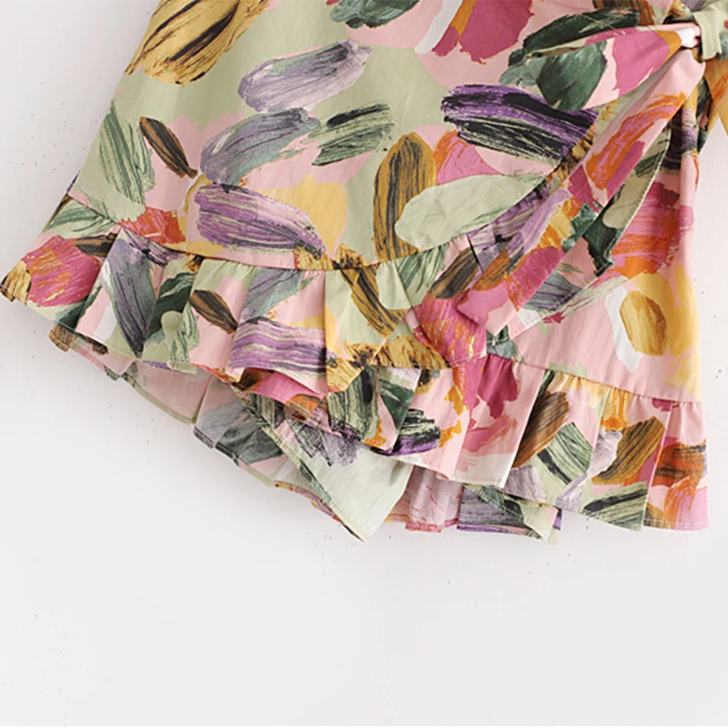 Женская короткая юбка с высокой талией пляжные шорты новый дизайн лето 2019 |