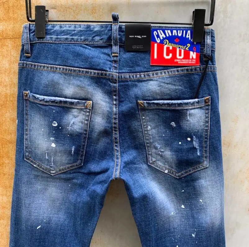 Men women jeans classic,Authentic DSQUARED2,Retro,Italian brand ,Women/Men Jeans,locomotive,Jogging jeans,DSQ9128