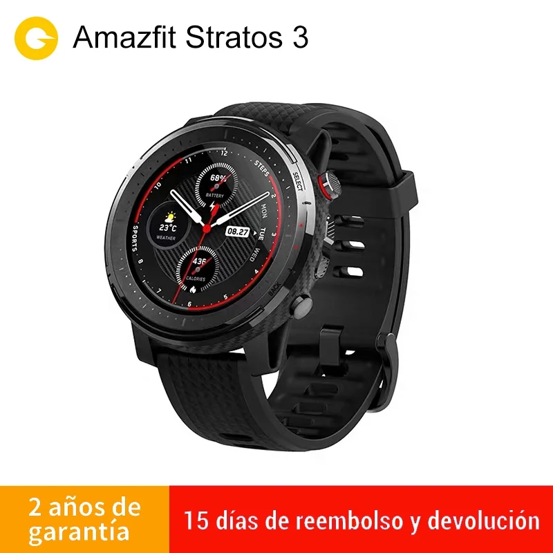 Умные спортивные часы Huami Amazfit Stratos 3 GPS для мужчин и женщин многофункциональные