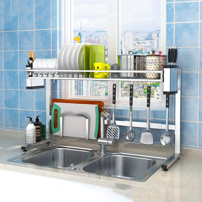 Новинка 304 полка для слива раковины из нержавеющей стали кухонная сделай сам