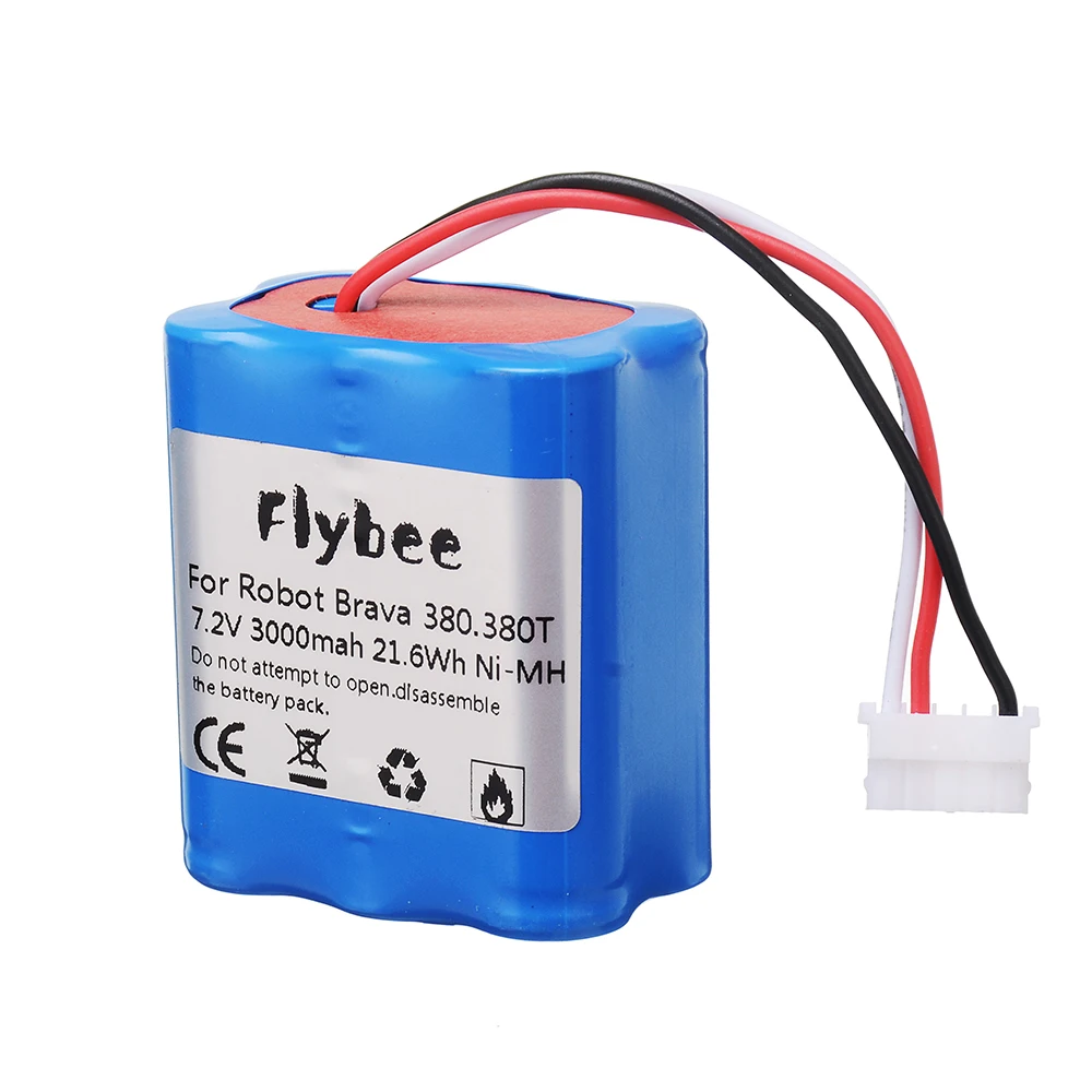 Аккумулятор 7 2 в 3000 мА · ч Ni-MH для пылесоса iRobot Braava 380 380T Mint 5200 5200B 5200C robot1-10PCS |