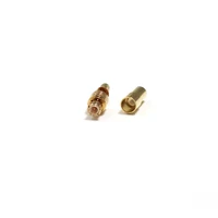 1pc new mcx male plug rf coax connector crimp for rg316 rg174 lmr100 cable straight goldplated open window wholesale