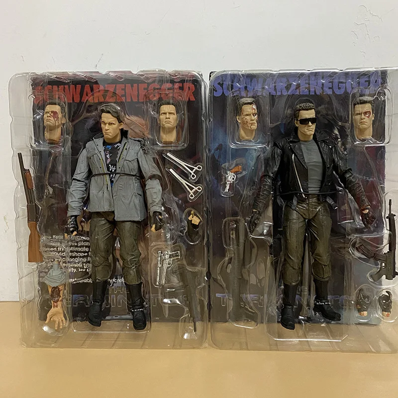 NECA Terminator T-800 фигурка суждения Арнольд Шварценеггер экшн-фигурка модель игрушка