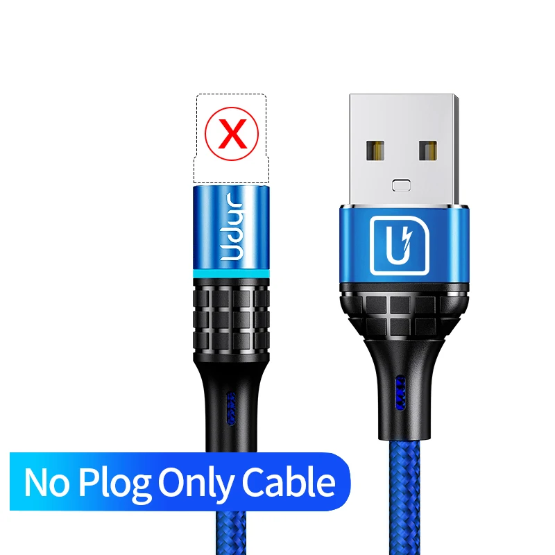 Only Blue cable Udyr Магнитный кабель Micro usb type C зарядный кабель для samsung iPhone 7 6 зарядное устройство быстрый Магнитный кабель USB C Шнур адаптер для проводов - Цвет: Only Blue cable