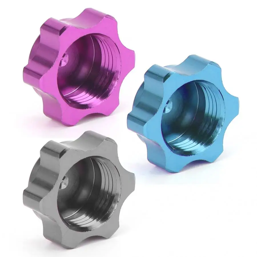 4 шт. Алюминий пыли 17 мм обод колеса колесные болты и гайки для крышка 1/8 RC