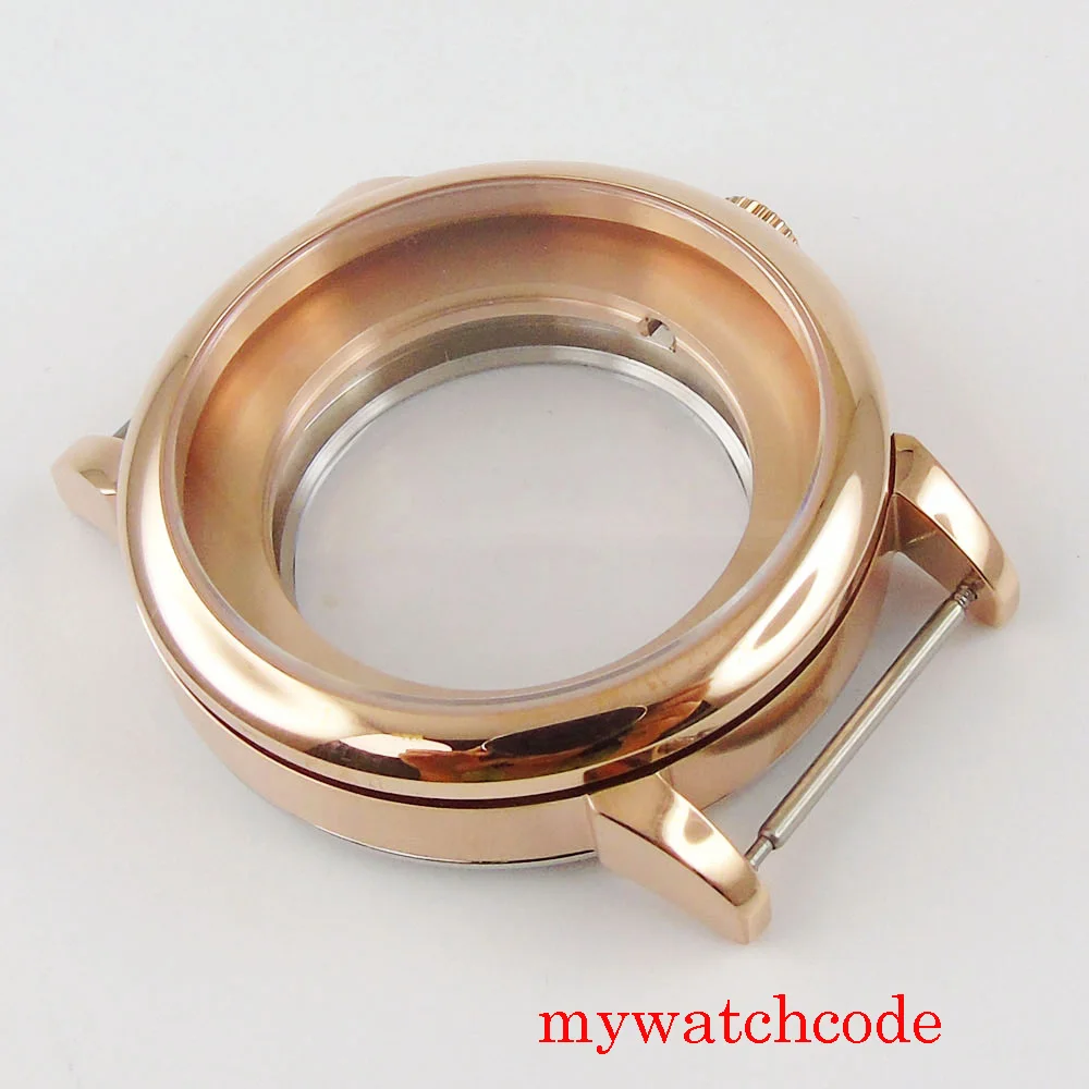 40 мм розово золотое покрытие серебряный цвет фотоальбом ETA 2824 2836 miyota 8215