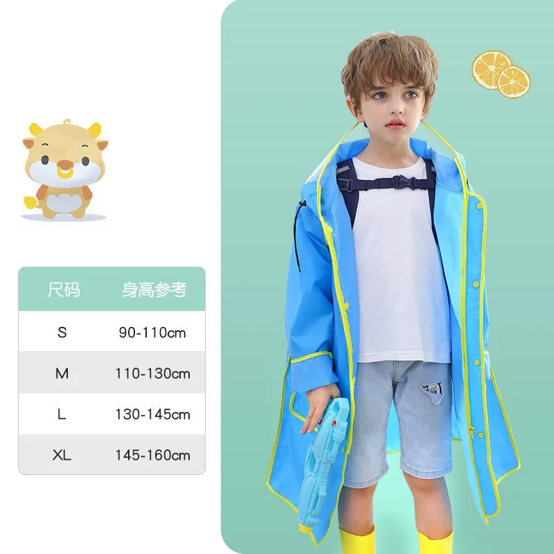 Детский непромокаемый плащ унисекс на Возраст 3-10 лет |