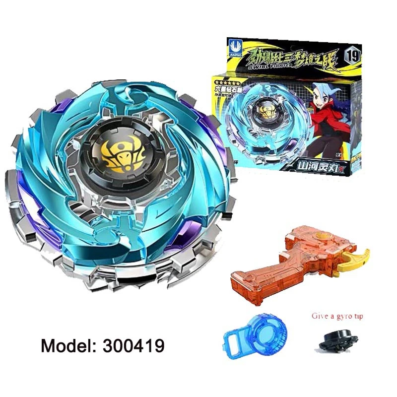 Beyblade Burst Gt 3400-17 King Rifle X однослойный гироскоп Bayblade Metal God Fafnir Top Bey Blade Blades Toy | Игрушки и