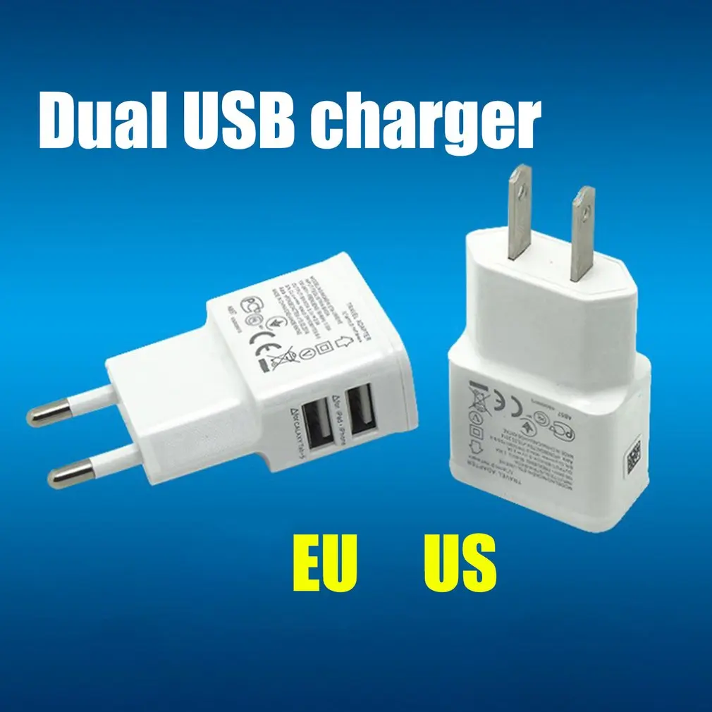 5V 2A Dual USB Универсальное зарядное устройство для мобильного телефона s зарядное устройство для путешествий зарядное устройство для iPhone для Android