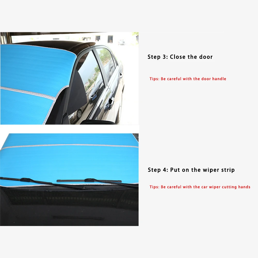 X 95 см Солнцезащитные очки на лобовое стекло автомобиля Универсальный Магнитный