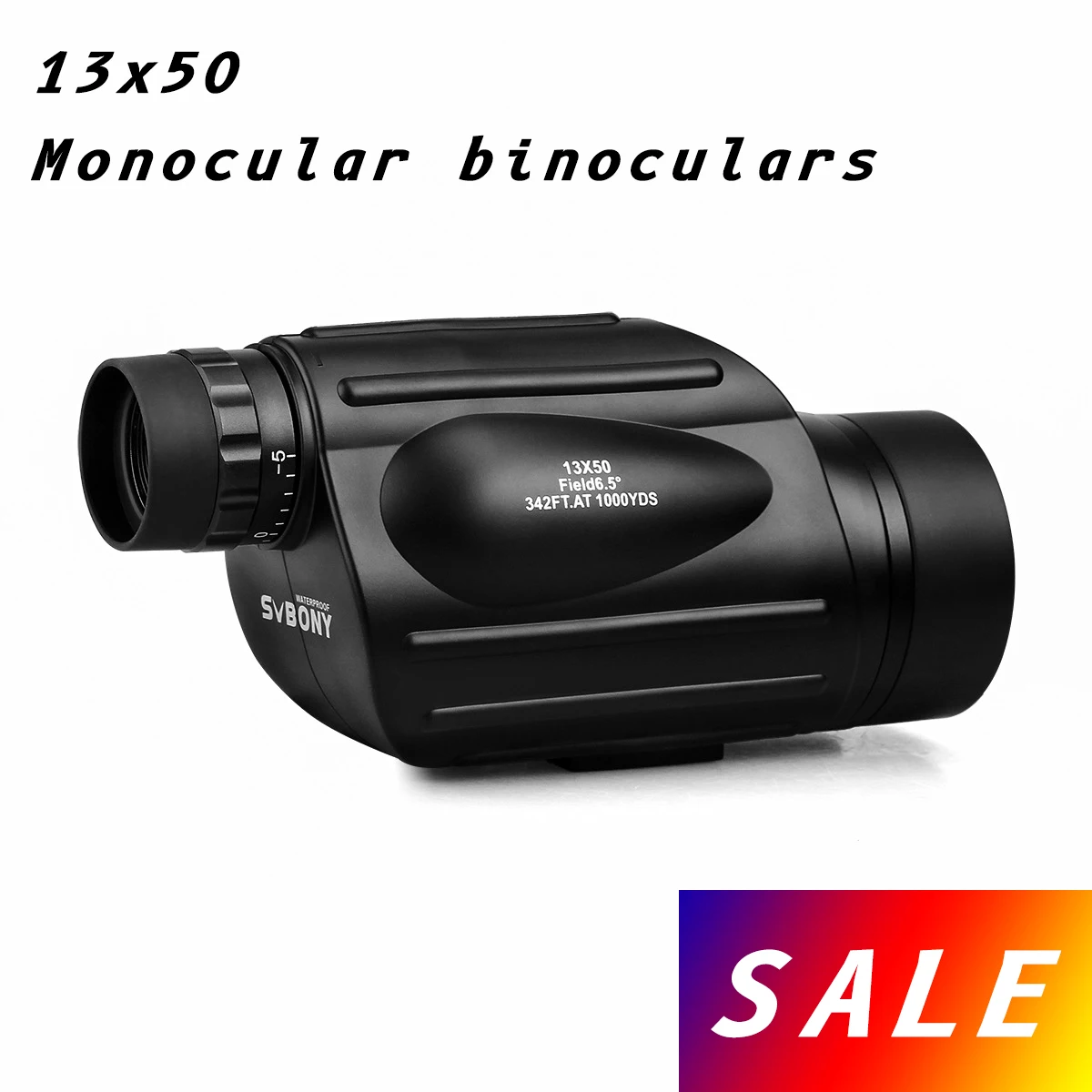 

Монокуляр SVBONY SV49 с 13x50 зумом, мощный телескоп ночного видения, военный, охотничий, туризм, профессиональный оптический объектив Spyglass