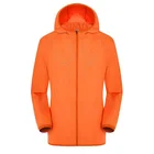 Пальто Мужская Женская Повседневная Солнцезащитная одежда куртки ветрозащитная Ультралегкая непромокаемая ветровка