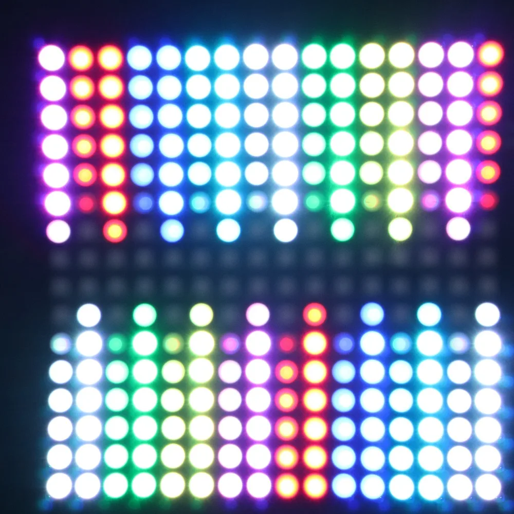 5V ws2812b Full Dream led панель пикселей экран дисплея; индивидуально Адресуемая цифровая матрица полосы; 8x32 16x16 8x8