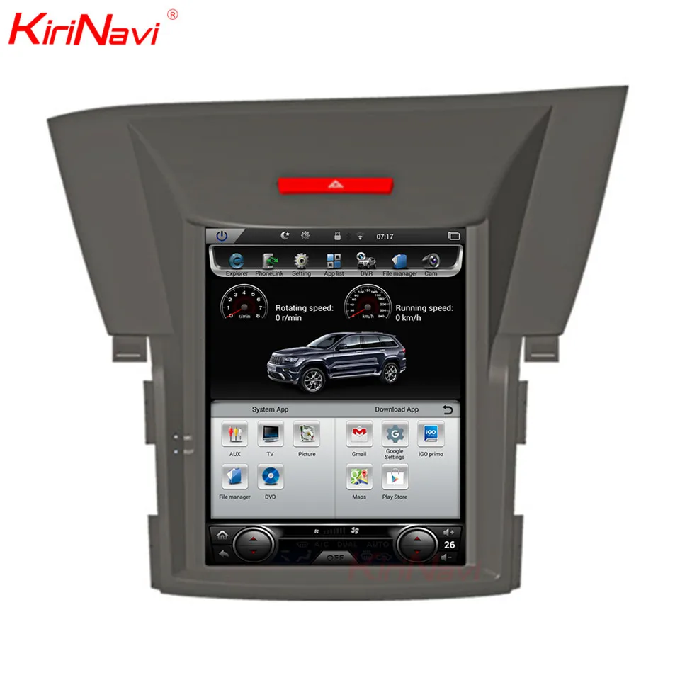 KiriNavi 10 4 &quotвертикальный экран Tesla стиль Android 9 0 автомобильное радио для Honda Crv Cr v