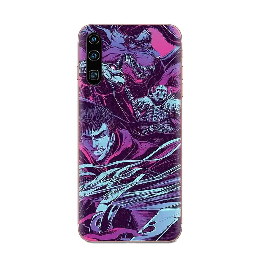 Для Huawei Honor Mate 7 7A 8 9 10 20 V8 V9 V10 V30 P40 G Lite Play Mini Pro P Smart TPU топ продаж Berserk Guts Anime |