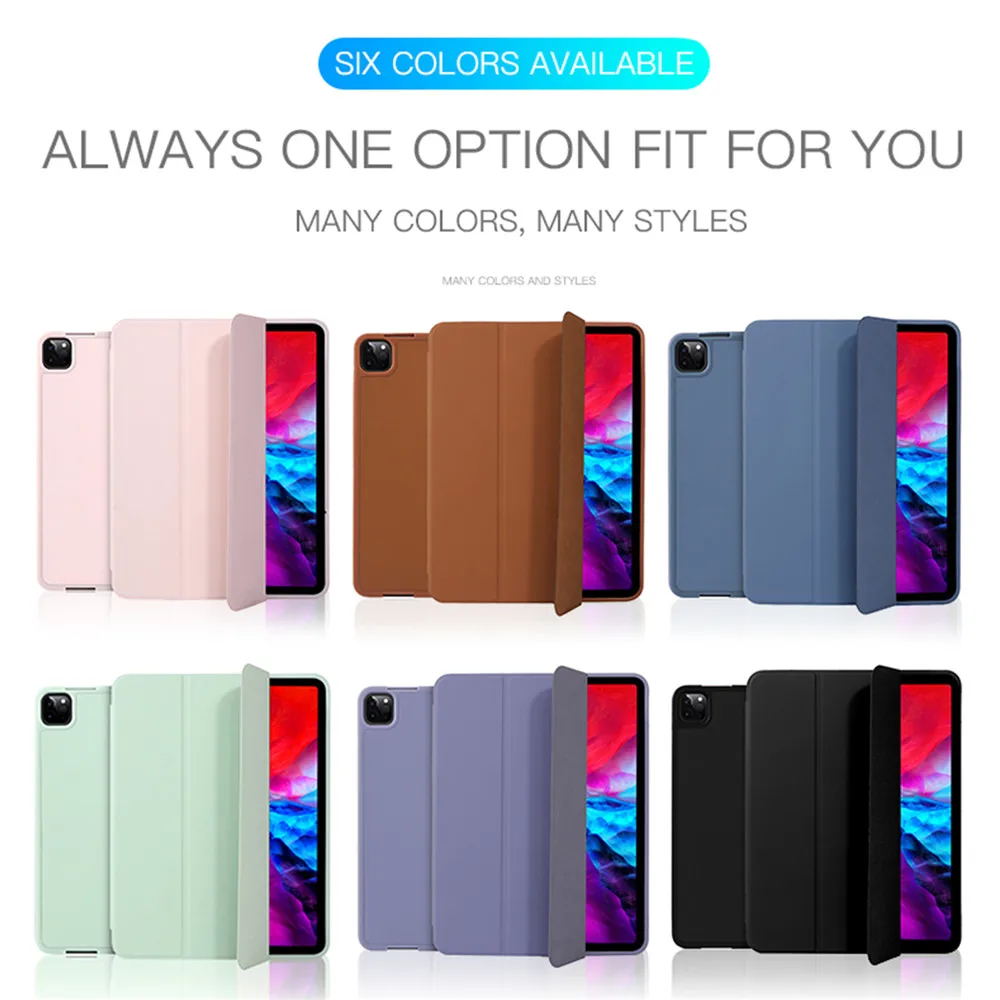 

Ультратонкий защитный чехол для планшета i Pad Pro 11 2020, противоударный чехол-подставка для i Pad Pro 12,9, 2020, чехол для планшета