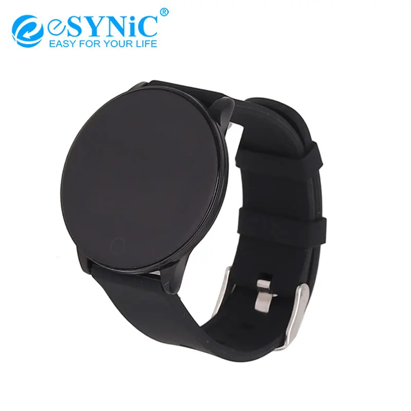 

eSYNiC Bluetooth-compatible Smart Watch Heart Rate Blood Pressure Oxygen Health Waterproof For Android iOS Touch Screen Watch