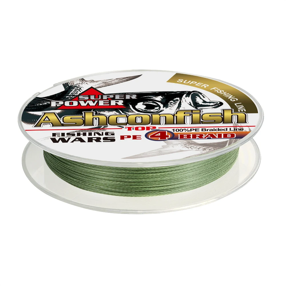 Плетеная леска 4 нити для рыбалки всех 100 м 300 супер ПЭ рыболовный продукт 6-100LB