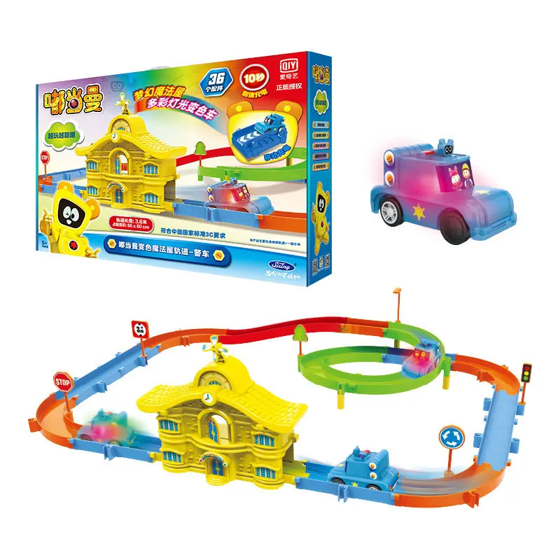 

2020 New Luxury Electric Rail Car Fast Charging In 10 Seconds Di Creative Build Fire Truck Police Car Toys For Boys