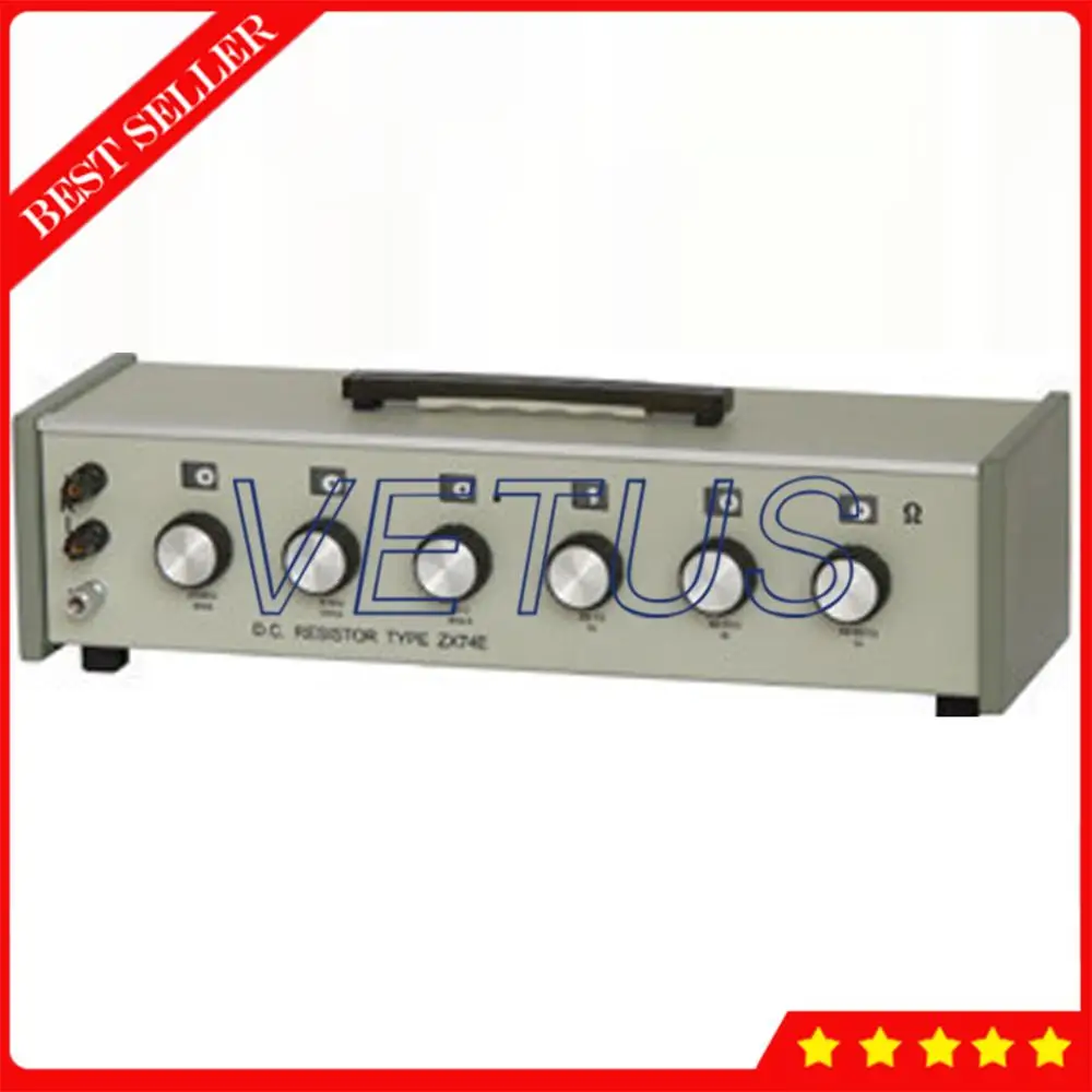 

ZX77E 0~1111110 ohm Range DC Decade Resistor Box with Adjustable DC Resistance Box for Workshops Labs