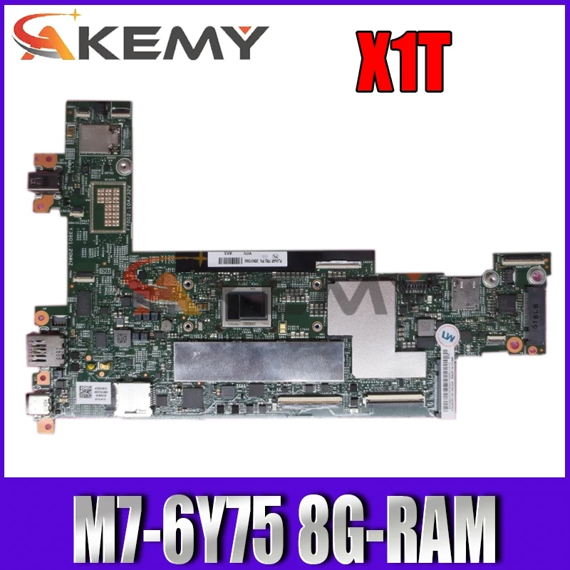 

For lenovo Thinkpad X1 TABLET X1T Laptop Motherboard 15218-2 LGF-1 MB 448.04W08.0021 00NY793 With M7-6Y75 8G-RAM 100% Full Test