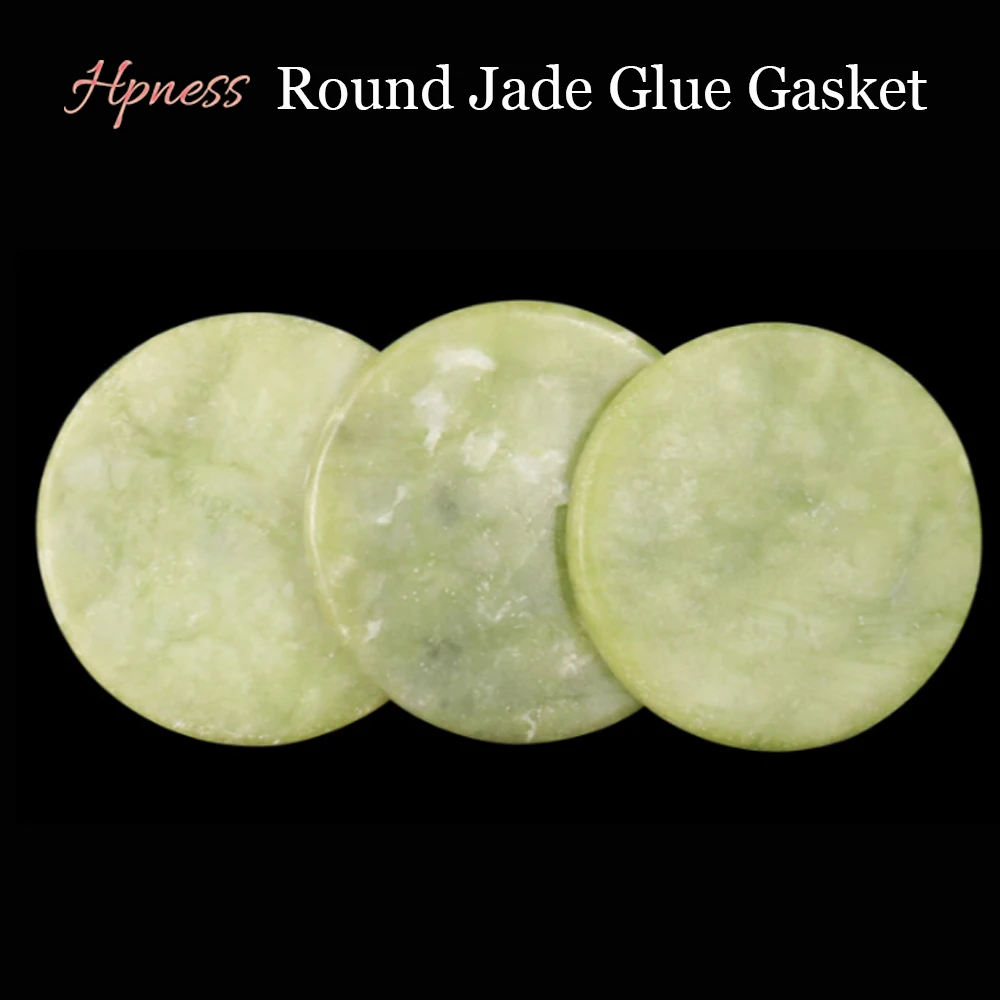 3 шт. круглый Нефритовый камень Наращивание ресниц Клей поддон держатель для клей