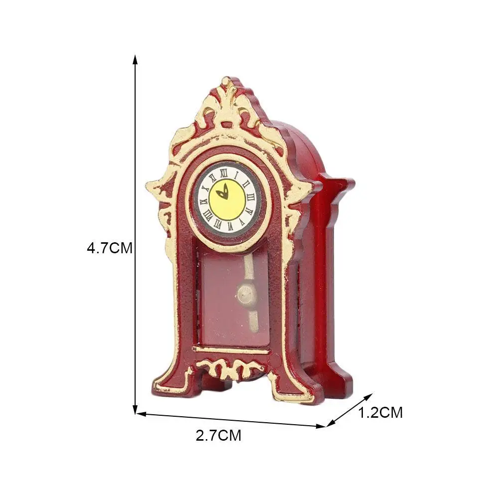 

Fidget Toys Classic Toys Pretend Furniture House Desk Dollhouse Classical Decoration Wooden Gifts Clock Miniatu