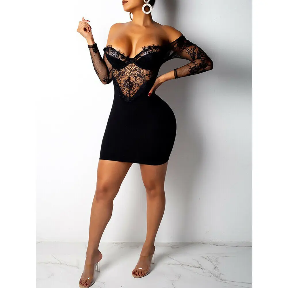 2019 Горячая Для женщин сезон: весна–лето с открытыми плечами Бандажное платье