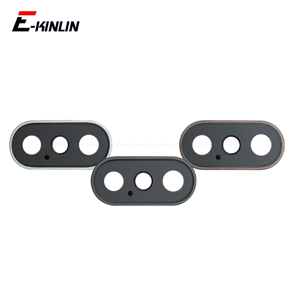 

10pcs/lot Rear Back Camera Glass Lens Cap Seal Bracket Ring Frame Holder For iPhone XR XS Max