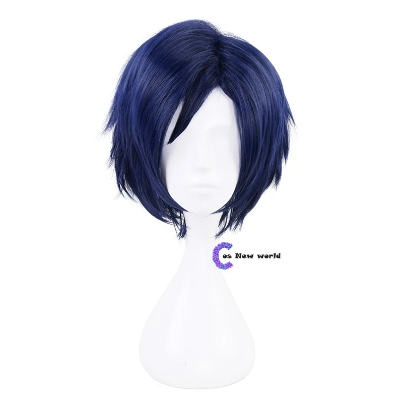 

Парик для косплея «Моя геройская Академия», Iida Tenya, Boku, без короткого синего цвета, термостойкий парик для косплея, с шапочкой, 2020