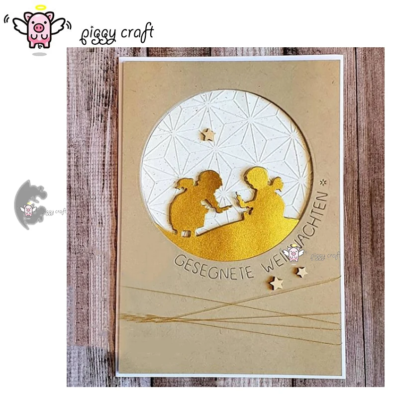 Свинья для рукоделия металлические режущие штампы форма высечки свеча ангел