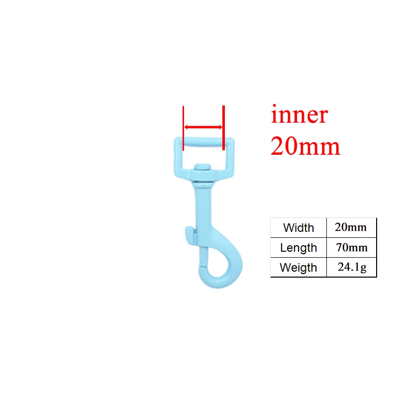 10 шт./лот металлический синий цвет краска для выпечки собачий зажим крючок