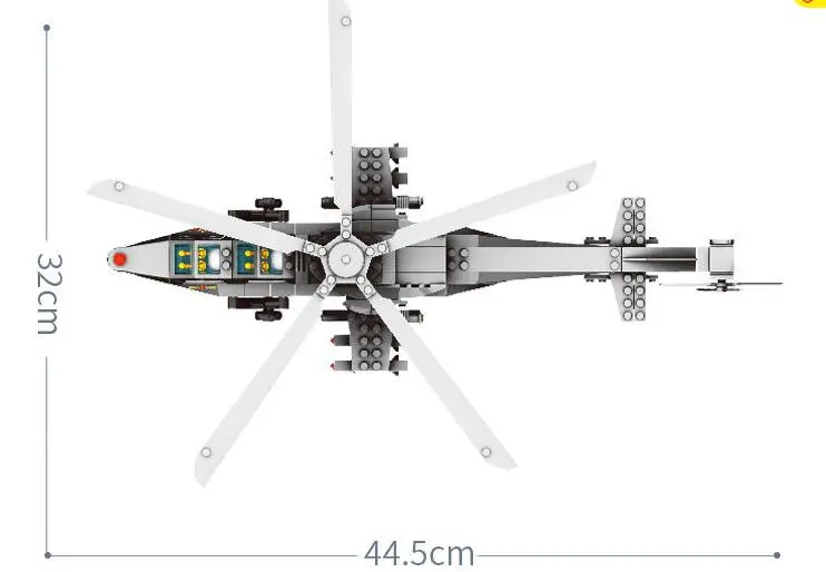 WZ10 Wange Военная серия F15/J20/US V-22 OSPREY самолет 1:44 модель строительные блоки классические игрушечные самолеты для детей - Цвет: WZ10