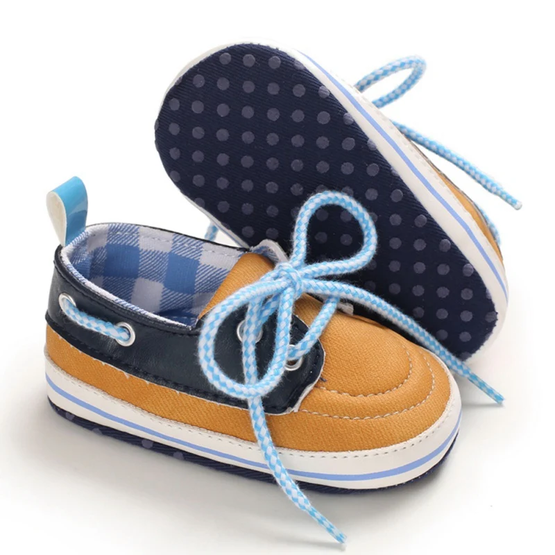 

Baby Boy Sneaker Cotton Soft Sole Newborn Infant First Walkers Toddler Kids Casual Canvas Crib Shoes