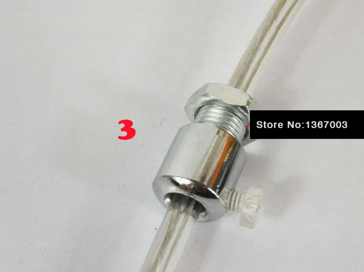 Металлический кабель 4 размера/стальной трос зажим для провода шнур подвесной