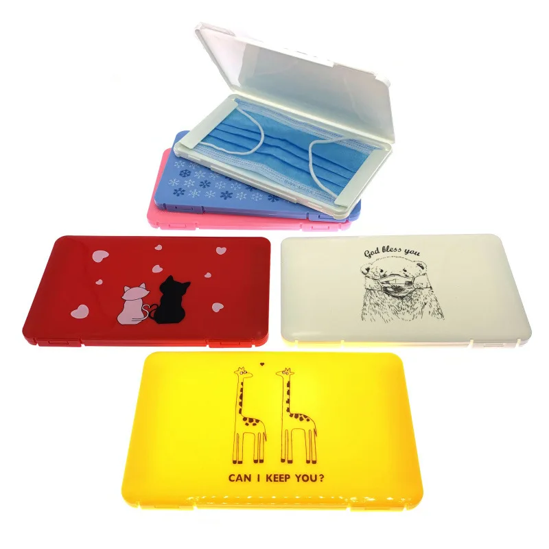 Новинка 2020 коробка для хранения маски лица стандартная упаковочная пылезащитный