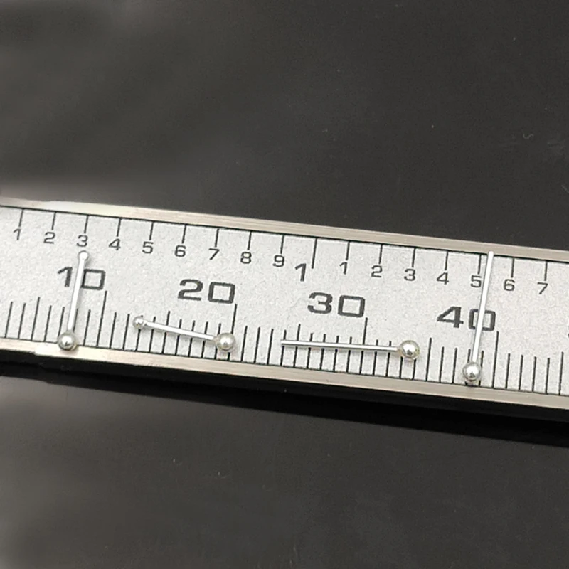 Шпилька для носа с шариком 1 5 мм из серебра 20 штук в индийском стиле пирсинга виде