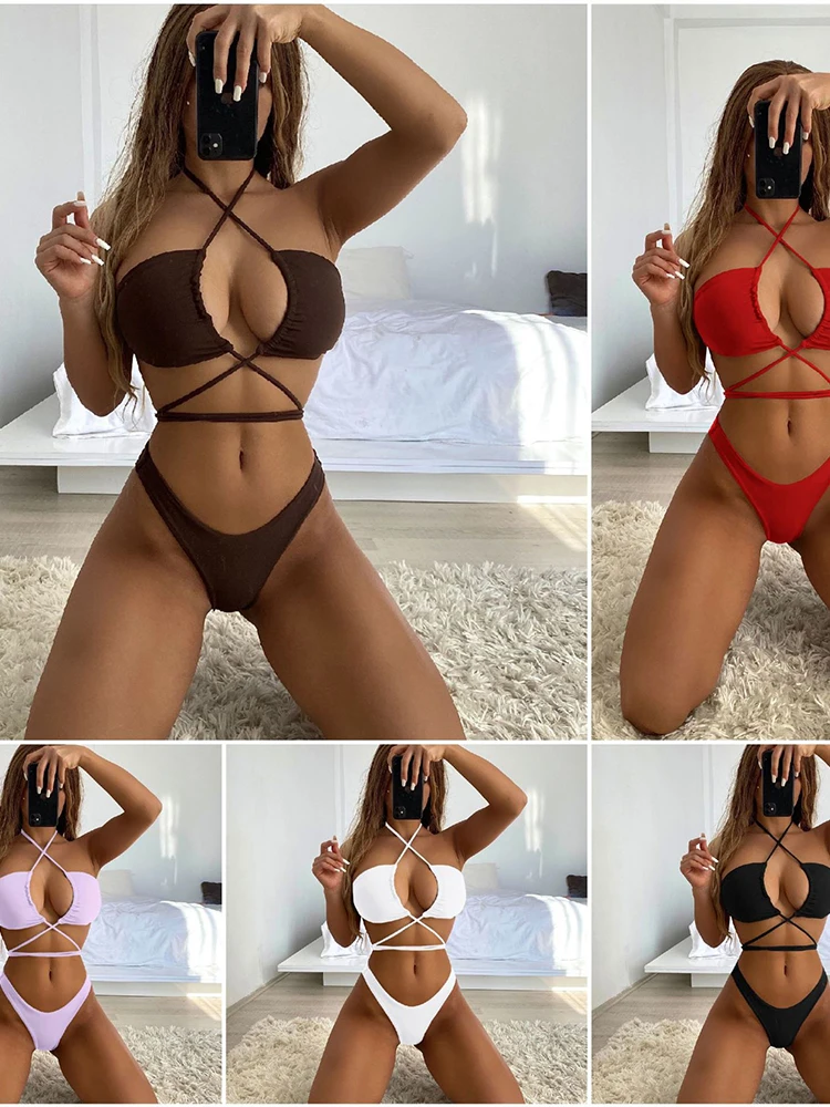 Женский слитный купальник с чашками пуш-ап и подкладкой | Женская одежда