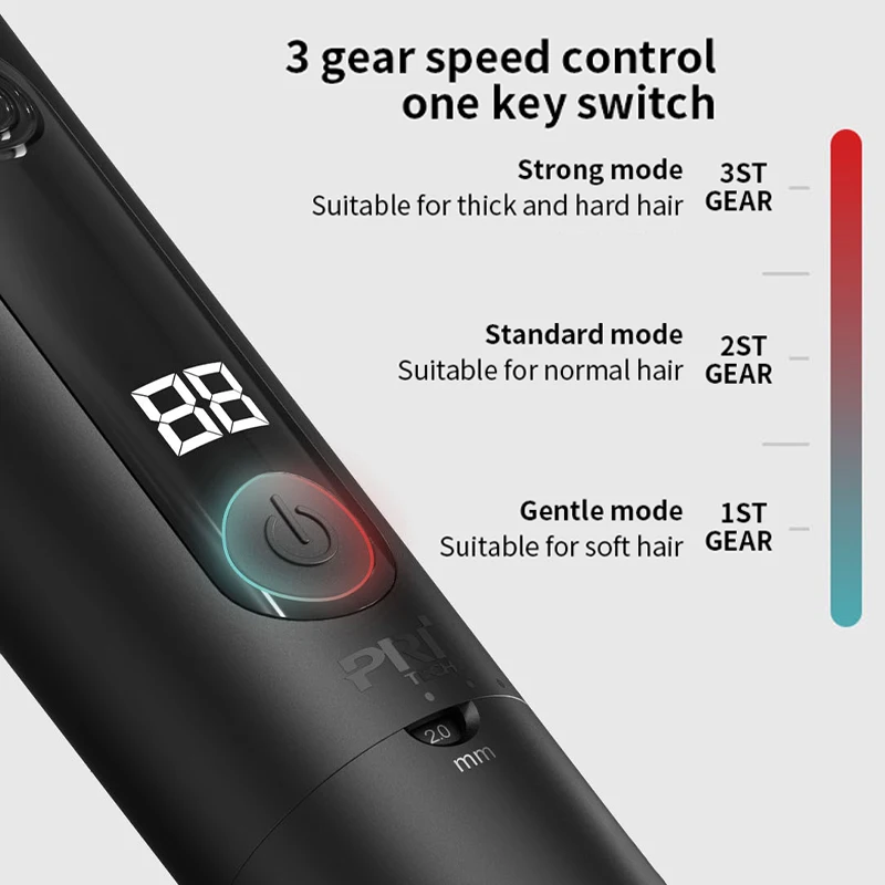 Машинка для стрижки волос Xiaomi Pritech LF1 Мужская машинка с моющейся керамической