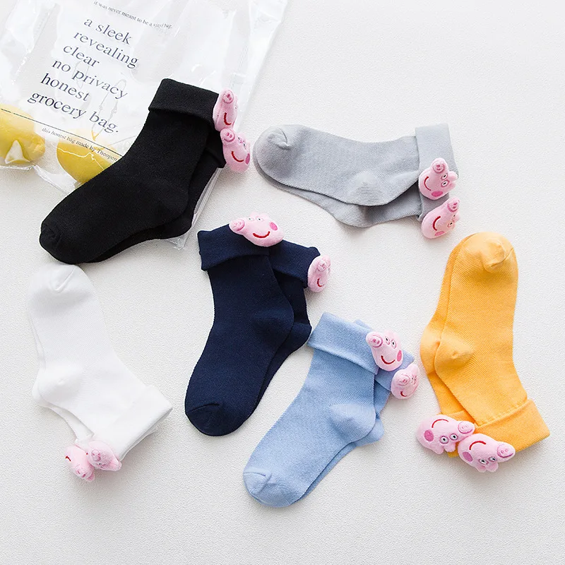 Оригинальные носки из 2 предметов = 1 пара весна-осень милые детские хлопковые