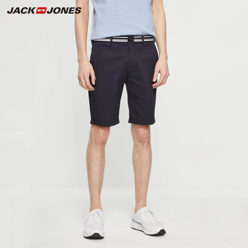 JackJones мужские модные удобные Стрейчевые хлопковые шорты базовая Мужская одежда