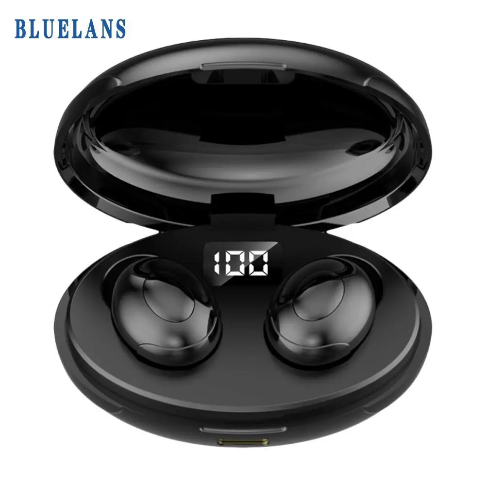 

T5 Bluetooth 5.0 Wireless Waterproof LED Display Noise Reduction Earphones for iPhone Xiaomi Whith Smart-touch Operation Headset