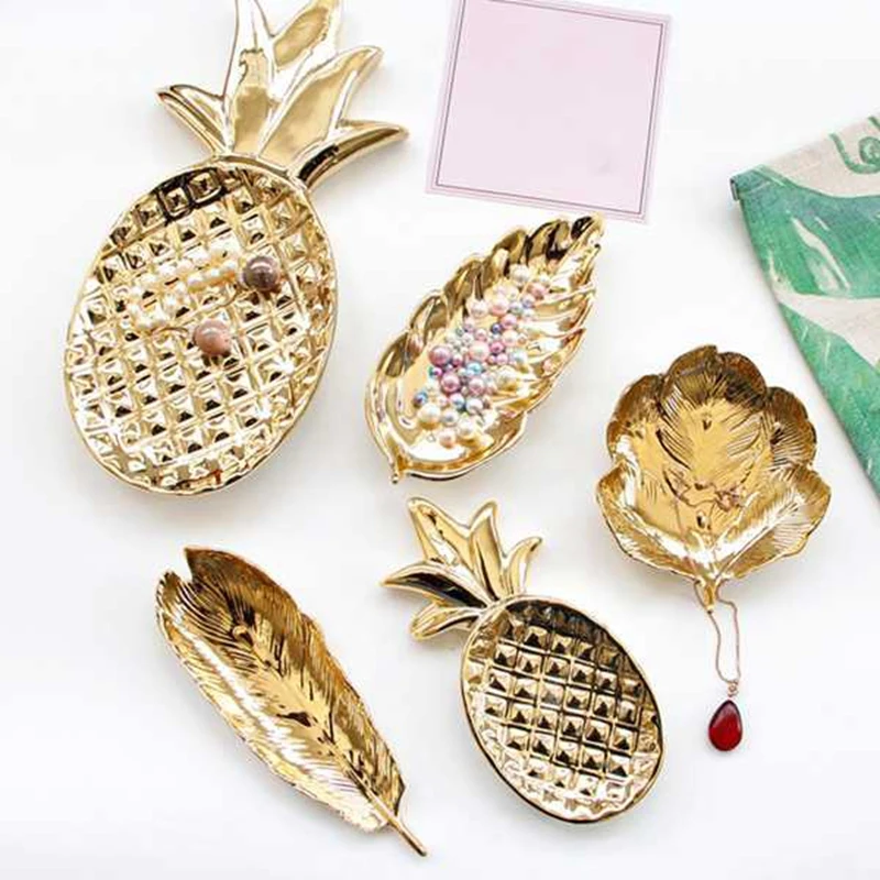 

Jewelry Tray Women's Dressing Table Small Objects Small Jewelry Earrings Ring Storage Tray
