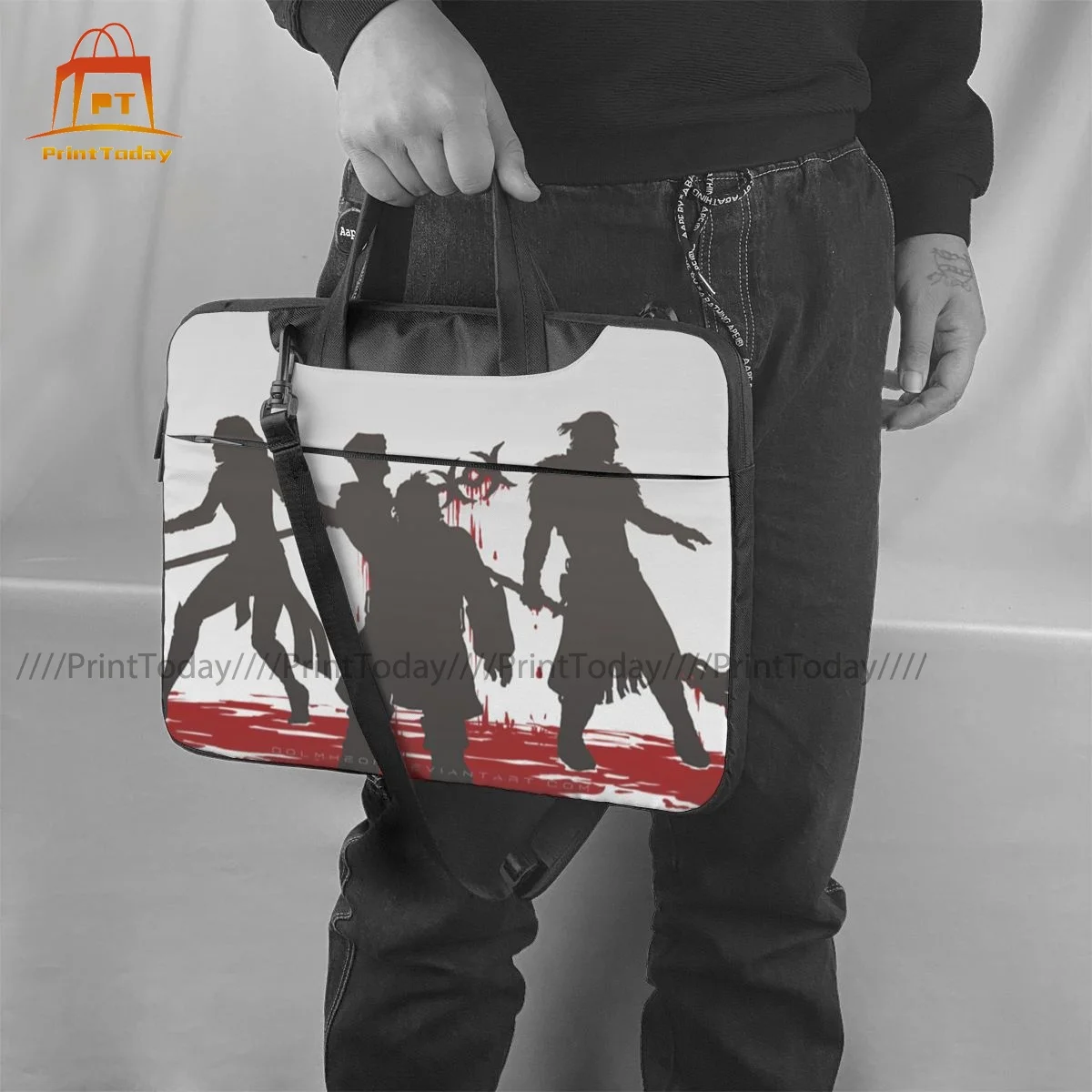 

Dragon Age Laptop Bag Case Bicycle Crossbody Computer Bag Waterproof Kawaii Laptop Pouch